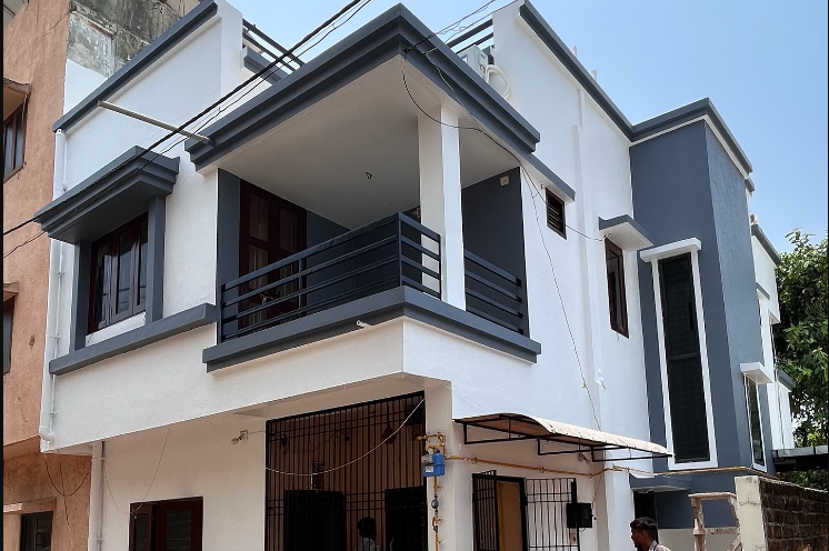 Exterior house painting in Memari, Burdwan
