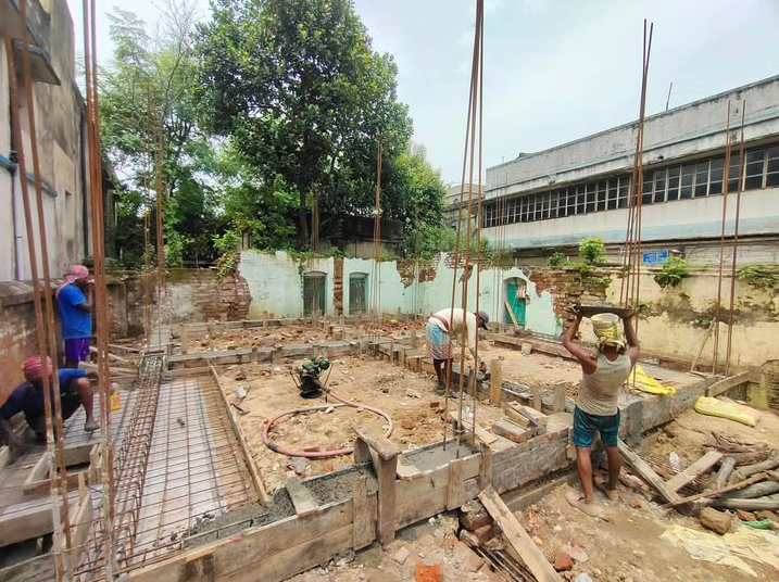 Construction project in Purba Bardhaman